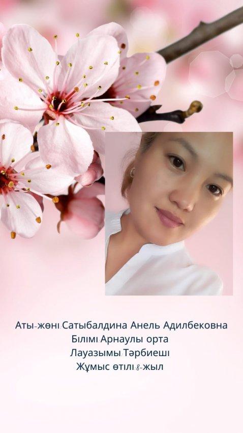 Сатыбалдина Анель Адилбековна